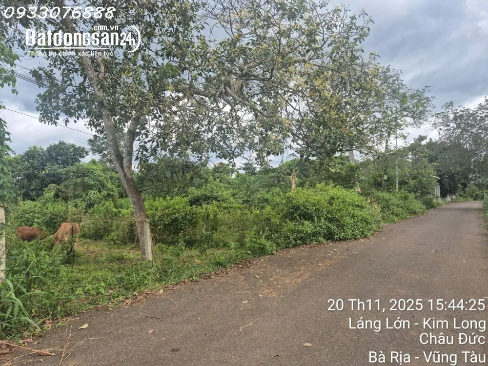 Đất xã Kim Long, diện tích 325m2, giá hấp dẫn, vị trí đẹp tại huyện Châu Đức.