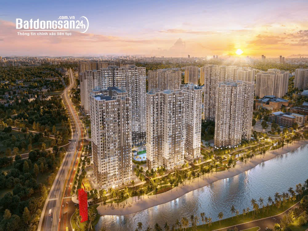 The Paris, Vinhomes Ocean Park, Gia Lâm, 105 m² thông thủy, 6.985 tỷ, kính full tràn viền.