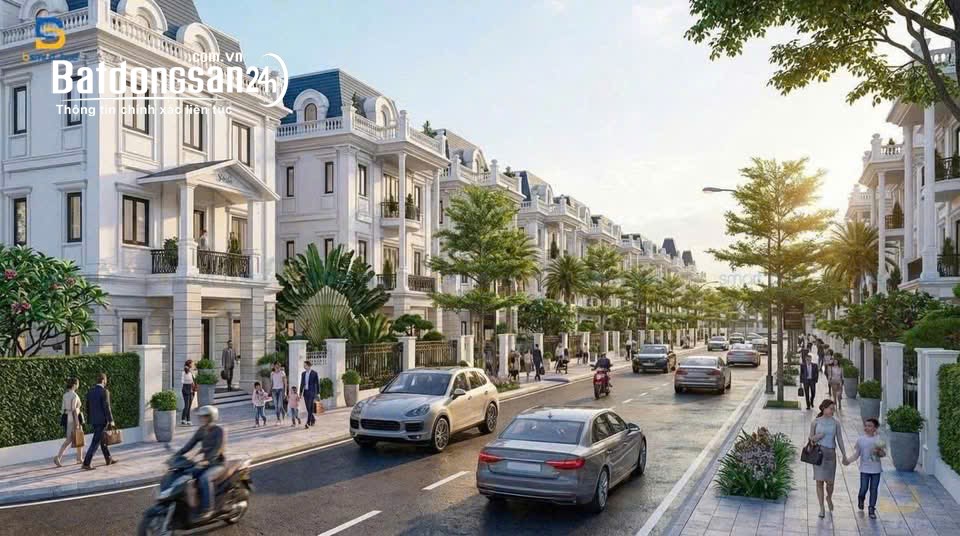 Bán Biệt thự-Villas Phú Xuân City, 242 m², từ 4,5 tỷ, biệt thự 4 tầng có thang máy.