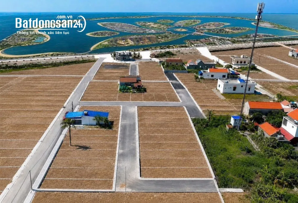 Đất ven biển TT. Thịnh Long Nam Định, 85,2m² – 120m², giá từ 500 triệu, sổ đỏ sẵn, cách biển 30m.