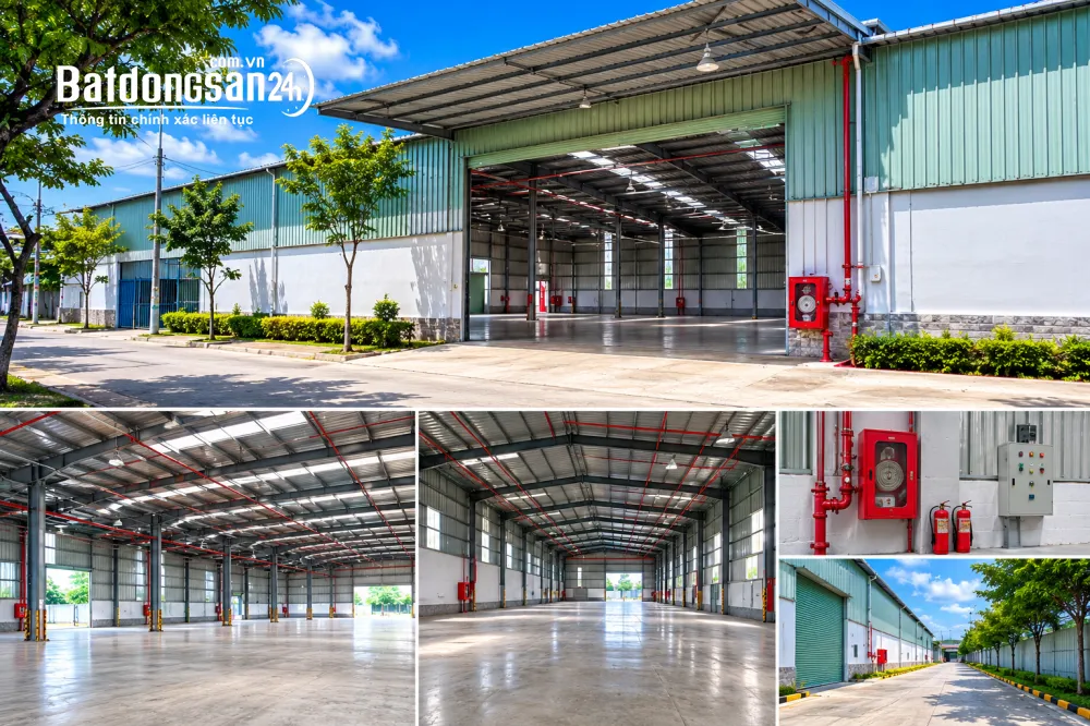 Kho xưởng 490m², Phường Ngũ Hành Sơn, TP Đà Nẵng, sẵn PCCC, thuê 25 triệu/tháng.