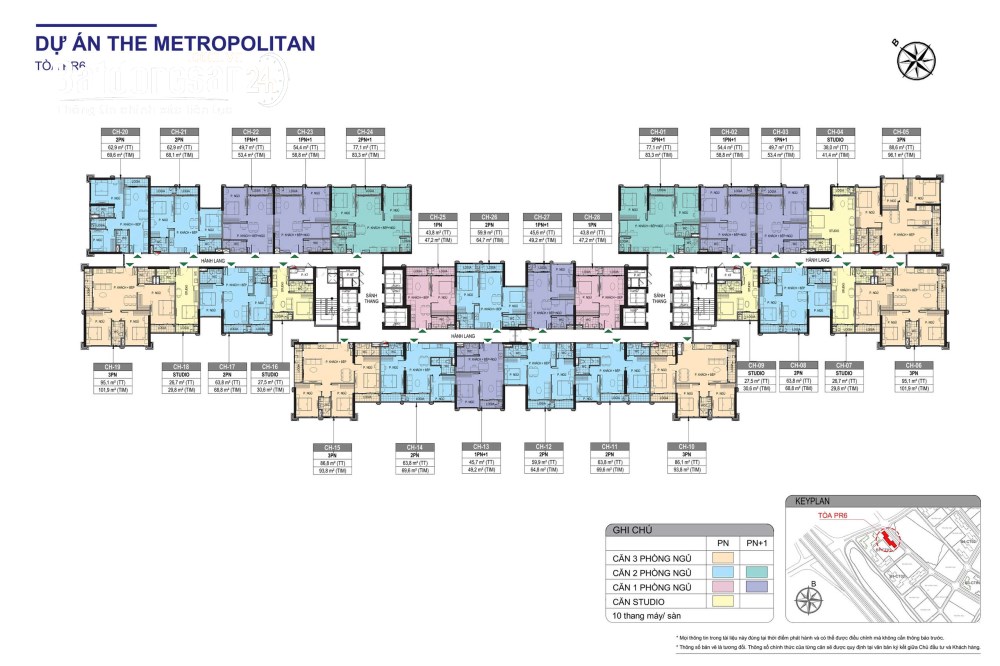 Căn hộ Vinhomes Ocean Park 95,1m², 3PN, vốn từ 2,7 tỷ, view đẹp, giá 5,99 tỷ.
