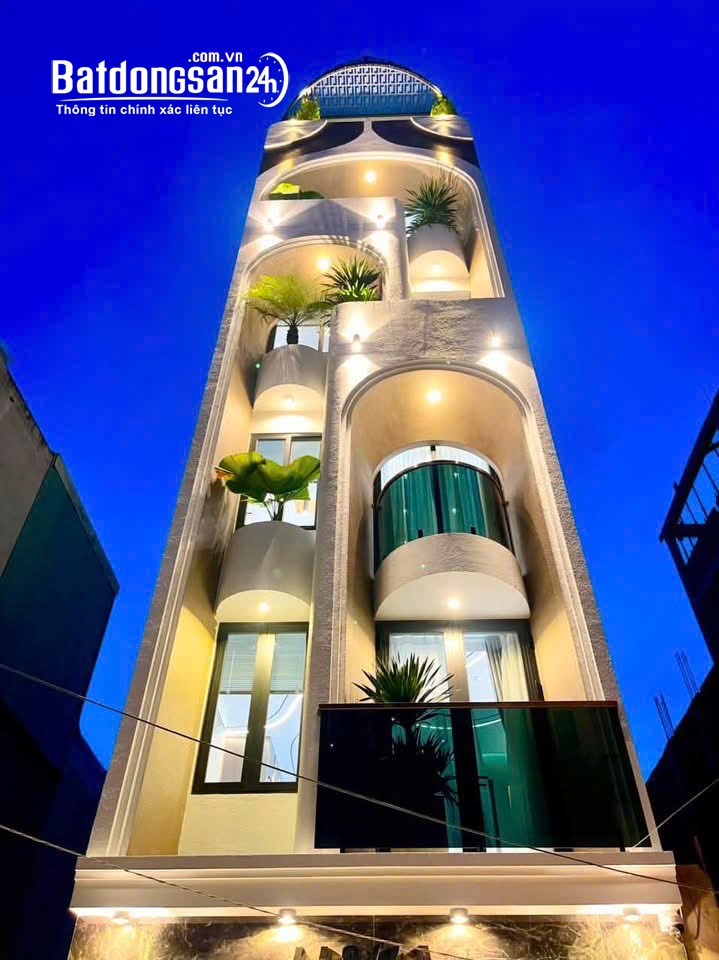 Nhà 80m² Phạm Văn Chiêu, hẻm 7m, thang máy, full option cao cấp, sổ hồng.