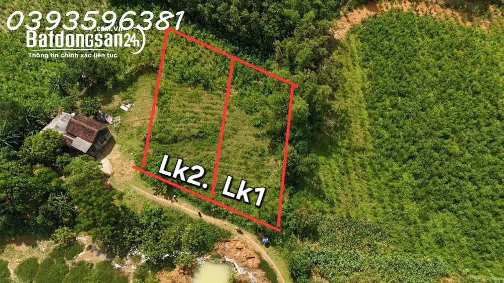 Đất 650m², Lạc Sơn, Phú Thọ, view đẹp, thổ cư 100m², giá 350 triệu.