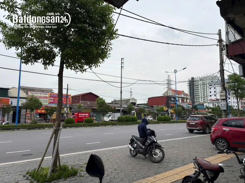 Đất mặt đường đôi Nguyễn Lương Bằng, Hải Phòng, 137,8m², vị trí đẹp, vỉa hè hơn 7m, giá 6x tr/m².