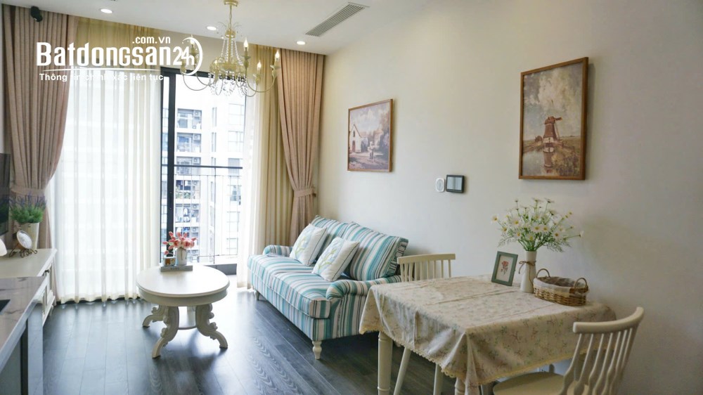 The Zenpark Gia Lâm căn 41,1m² sổ sẵn full nội thất, view biệt thự, giá 2,88 tỷ.