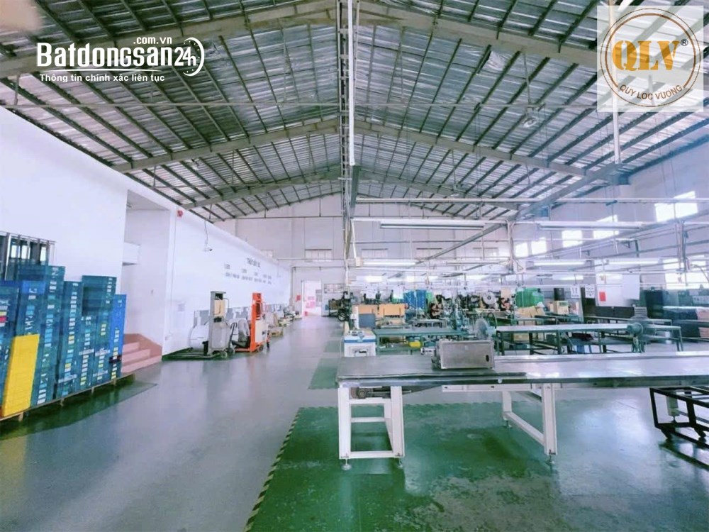 Nhà máy KCN Hố Nai 3, DT 5.000m², xưởng 1.200m², sẵn khai thác, pháp lý đến 2047.
