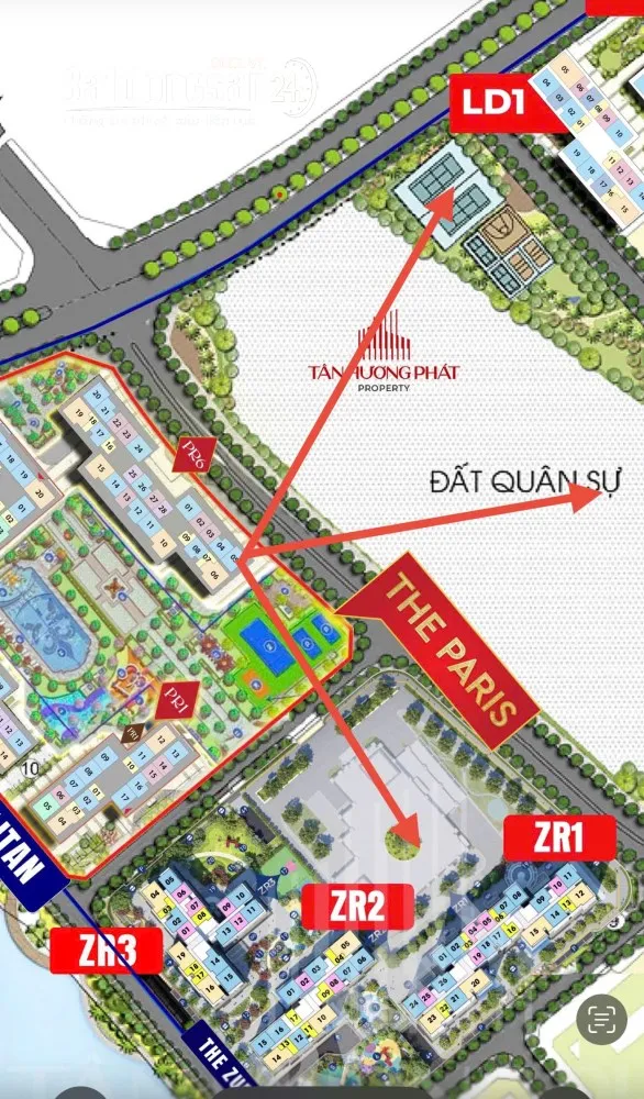 Căn 3 phòng ngủ Vinhomes Ocean Park 88,6m², tòa Paris, giá 6,52 tỷ thu net.