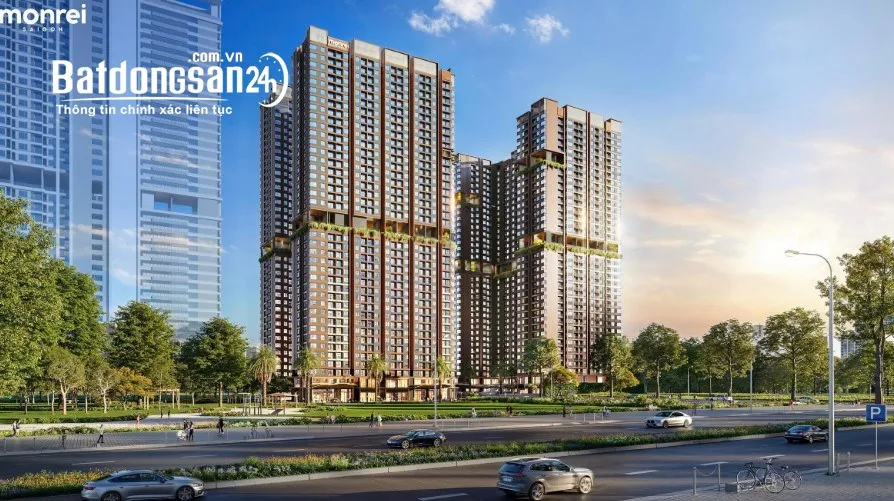 Monrei Saigon căn 2PN, 52,16m², thanh toán từ 236 triệu, giá 2,29 tỷ.