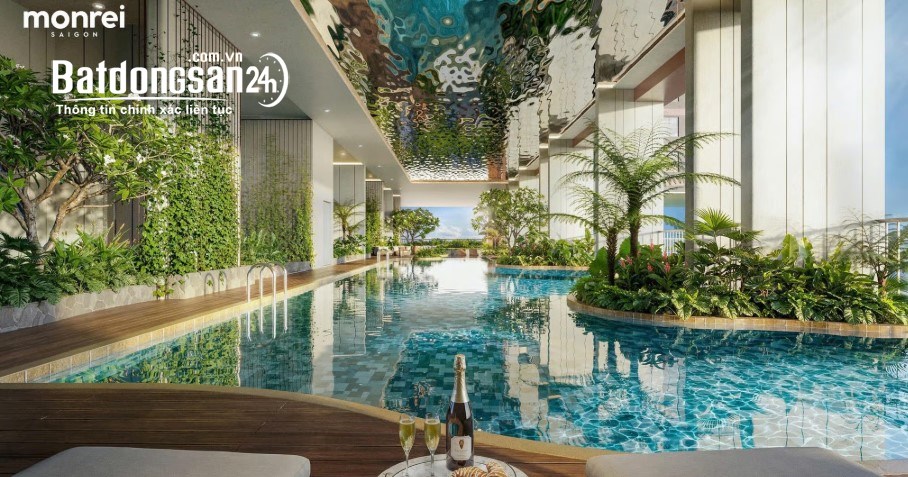 Monrei Saigon căn 2PN, 52,16m², thanh toán từ 236 triệu, giá 2,29 tỷ.