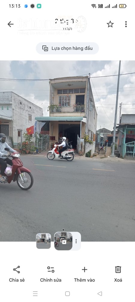 Nhà mặt tiền Trần Hưng Đạo, P. Tân Châu, An Giang 4,8x16,25m, giảm giá mạnh, kinh doanh tốt.