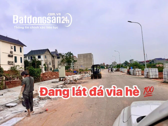 Đất đấu giá Tích Sơn, Vĩnh Yên 105m², mặt tiền 6m, giá hơn 2.55 tỷ.