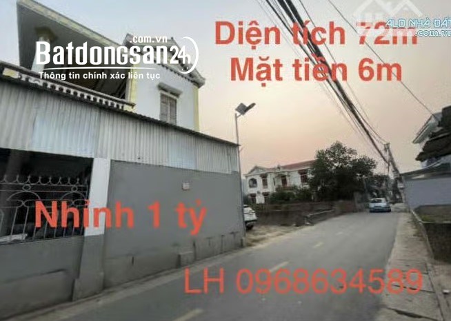 Đất Phúc Yên 54m², mặt tiền 5.5m, gần KCN, chỉ 992 triệu.