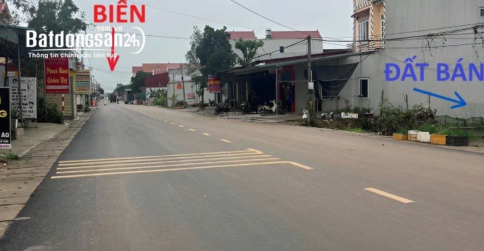 Đất Quất Lâm 180m², mặt tiền 12m, trục chính kinh doanh, giá 1.95 tỷ.