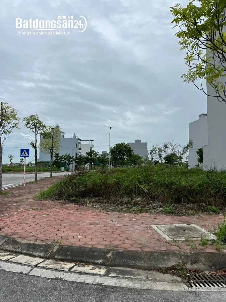 Đất 2 mặt tiền KĐT Tân Phú Hưng, P. Tân Hưng, Hải Phòng, 74.6m², sổ hồng chính chủ.