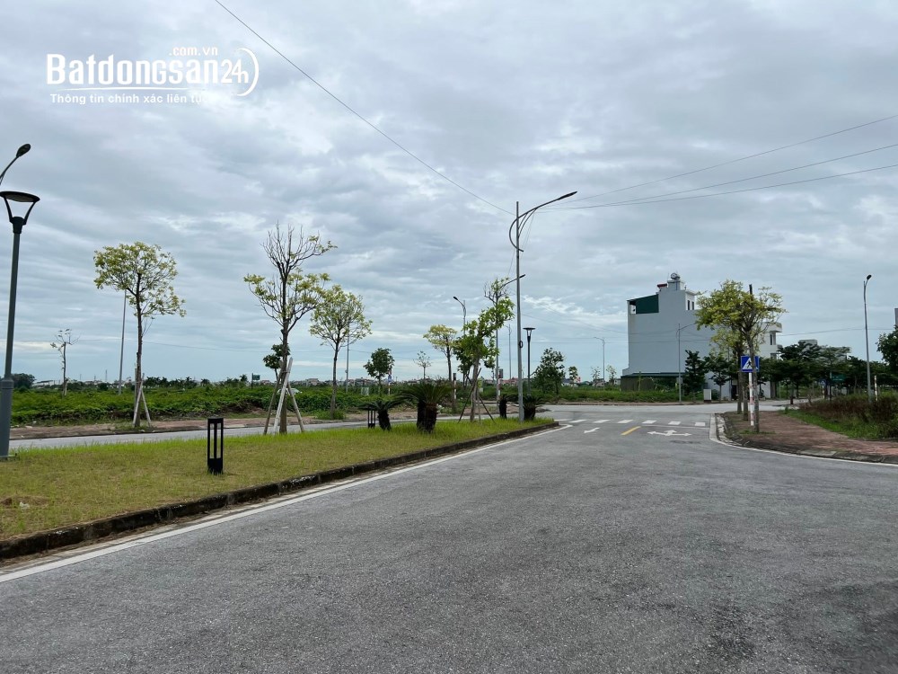 Đất 2 mặt tiền KĐT Tân Phú Hưng, P. Tân Hưng, Hải Phòng, 74.6m², sổ hồng chính chủ.