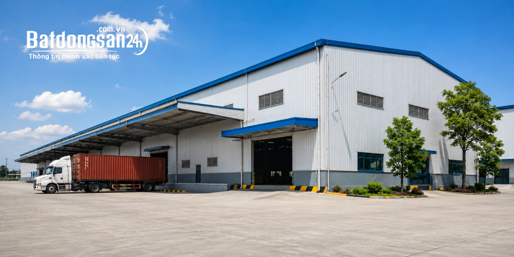 Cho thuê kho Hòa Cầm, P. Cẩm Lệ, Đà Nẵng 3.200m², container ra vào thuận tiện, 70.000đ/m².