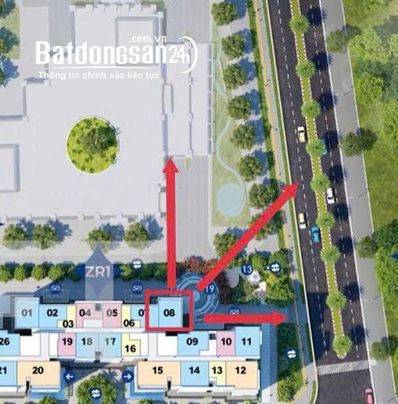 Căn góc Vinhomes Ocean Park, Gia Lâm 64,6m², 2PN, giá 4,3x tỷ thu về.