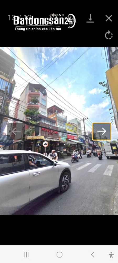 Đường Nguyễn Văn Lạc, P. Bình Thạnh, nhà 6 lầu, 72m², hẻm xe hơi, doanh thu 48 triệu/tháng.