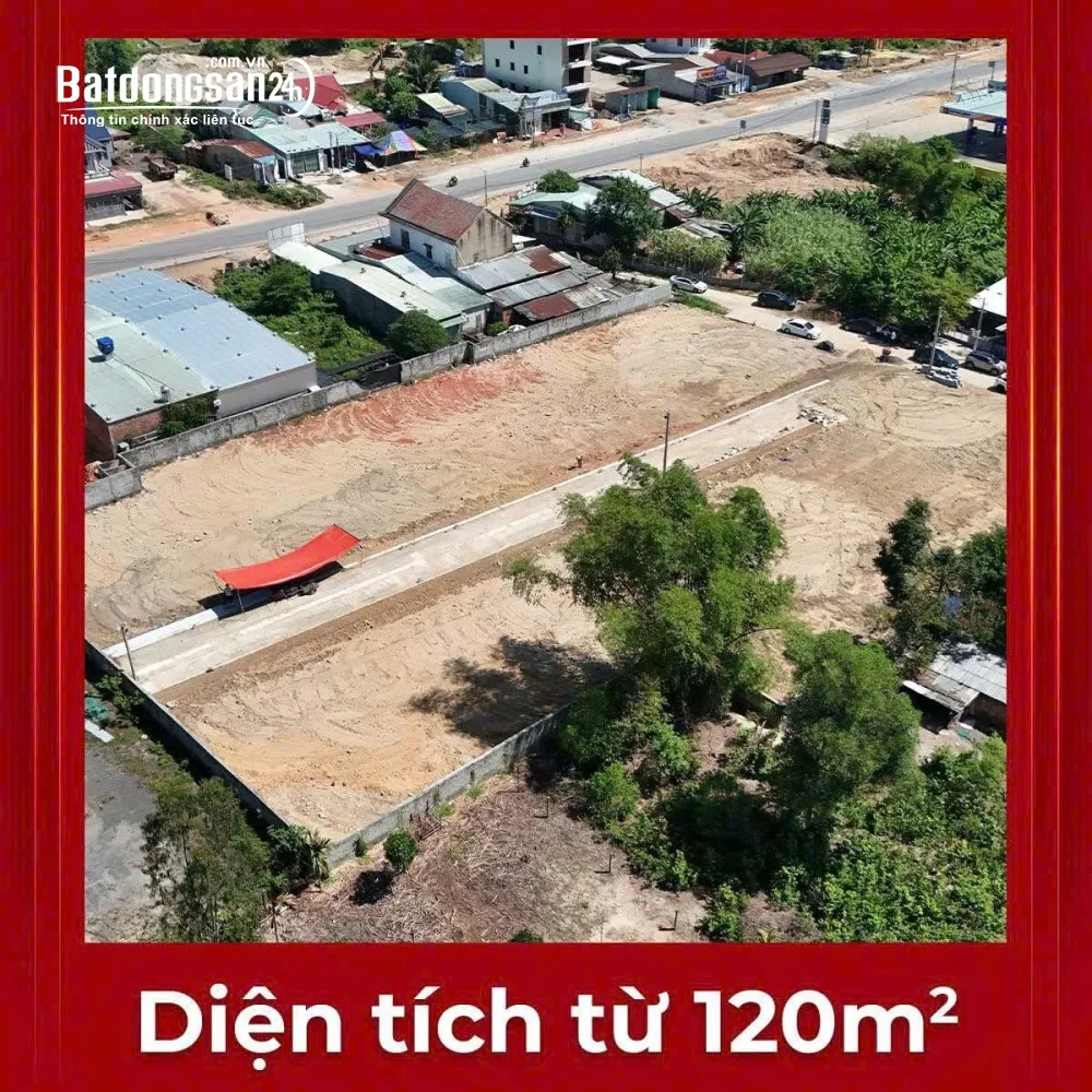 ô góc Hòa Tiến, Đà Nẵng, 2 mặt tiền, 120m², pháp lý hoàn chỉnh, giá hấp dẫn.