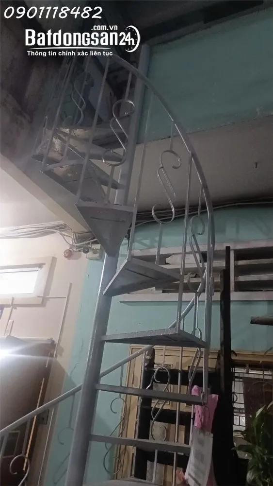 Cho thuê nhà 52m² Bùi Hữu Nghĩa, quận 5 cũ, đường 12m, full tiện nghi, giá 6 triệu.
