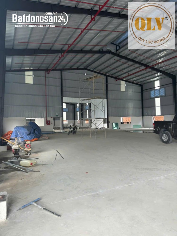 Cho thuê xưởng Bắc Tân Uyên 2.425m², khuôn viên 4.012m², PCCC tự động, vận hành ngay.