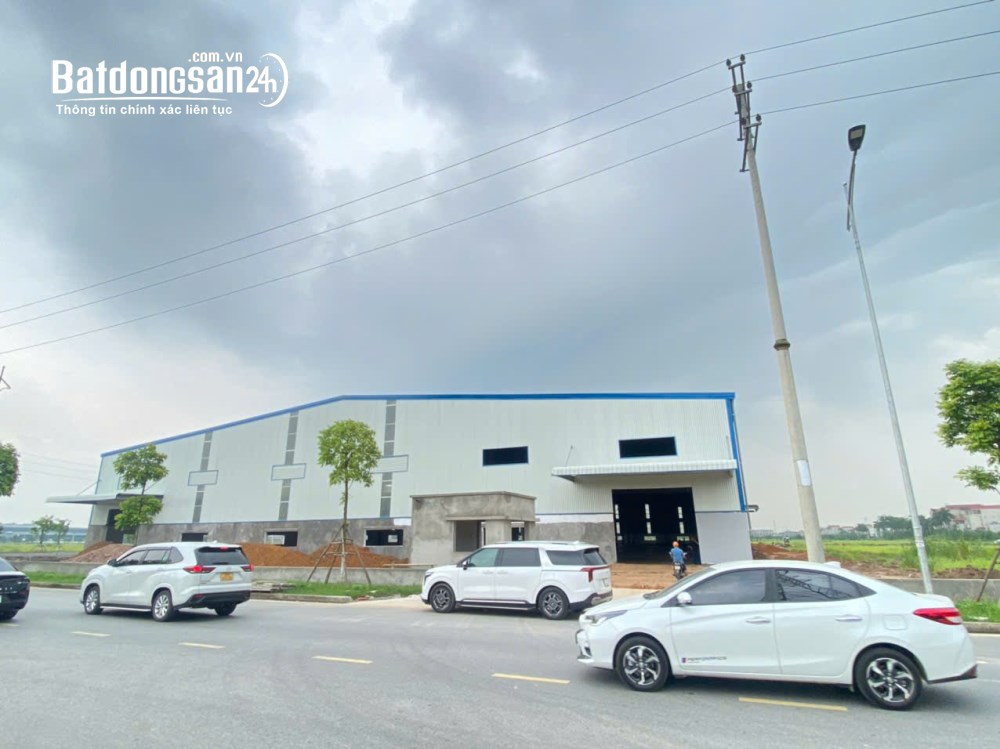 Cho thuê kho xưởng Đồng Văn, Hà Nam, diện tích lớn 5.000-10.000m², xe container thuận tiện.