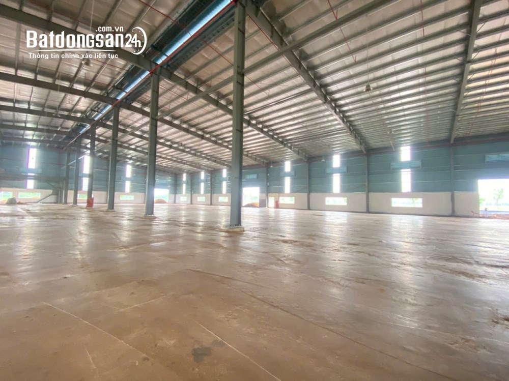 Cho thuê kho xưởng Đồng Văn, Hà Nam, diện tích lớn 5.000-10.000m², xe container thuận tiện.
