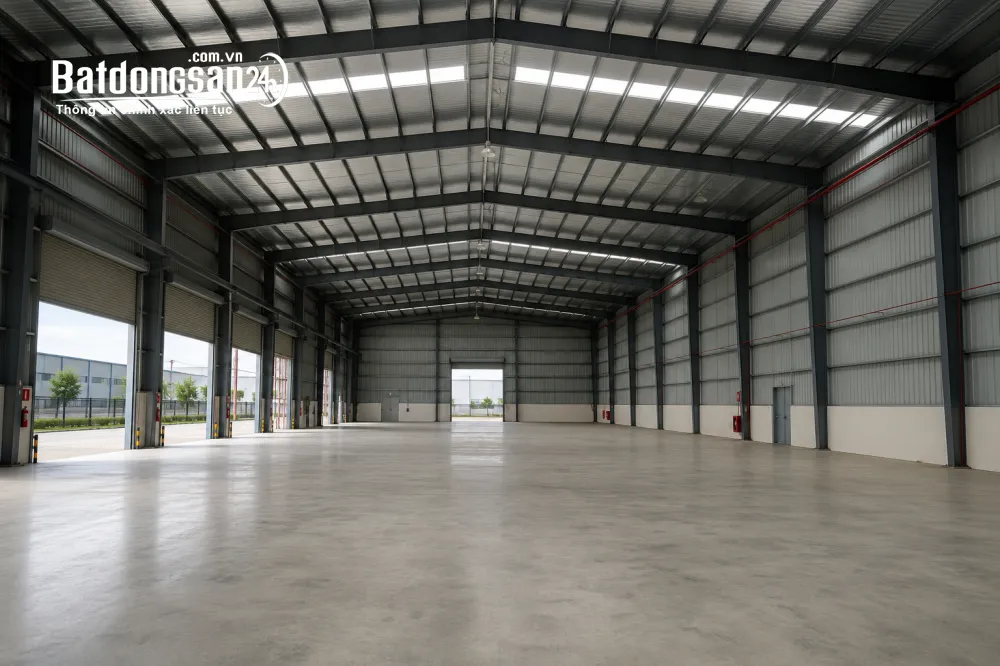 Kho xưởng Liên Chiểu Đà Nẵng 3.000m², container ra vào, hạ tầng hoàn chỉnh, giá từ 70.000đ/m².