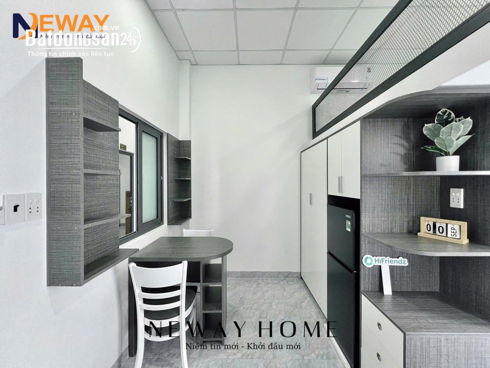 Cho thuê phòng Tân Phú 14m², full nội thất, giá chỉ 5,5 triệu.