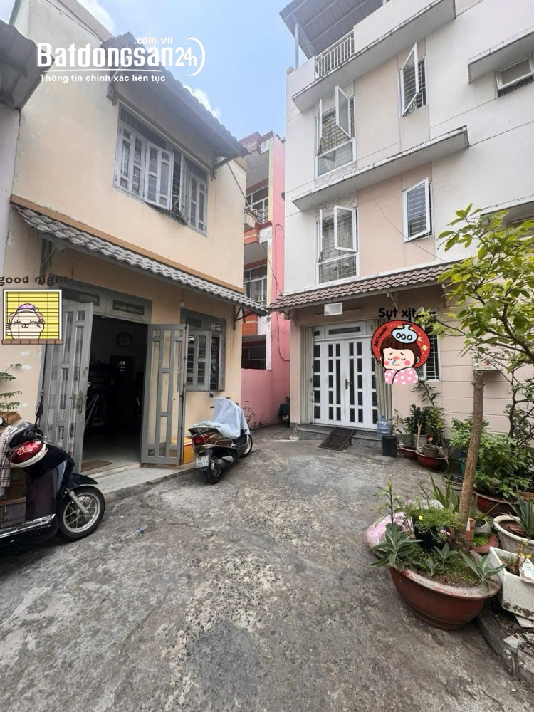 Bán nhà Nguyễn Văn Đậu, Bình Thạnh, 45m2, nở hậu 5.6m, sân rộng đậu xe tải, giá tốt.