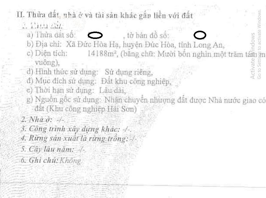 Kho xưởng 14.188m2 KCN Hải Sơn mở rộng, Đức Hòa, Long An, sẵn sàng khai thác ngay.