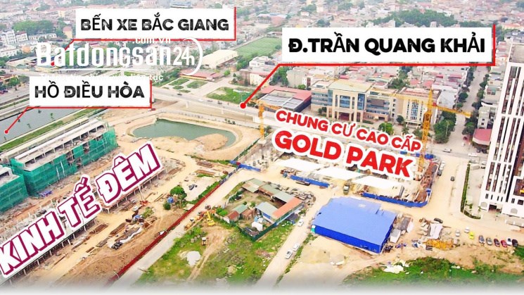 Bán căn hộ Gold Park Bắc Ninh 46,4m², căn 1PN+ tầng đẹp, tiềm năng đầu tư cao.