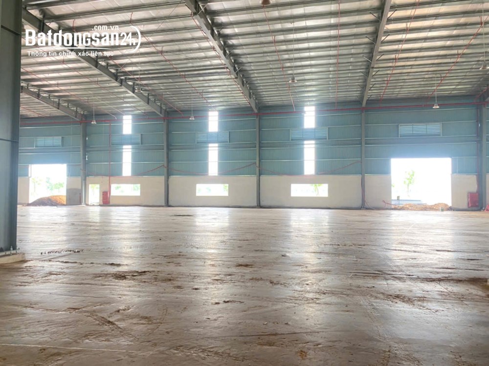 Cho thuê kho xưởng xây mới 10.000m² KCN Đồng Văn, Ninh Bình, PCCC đầy đủ, container 24/7.