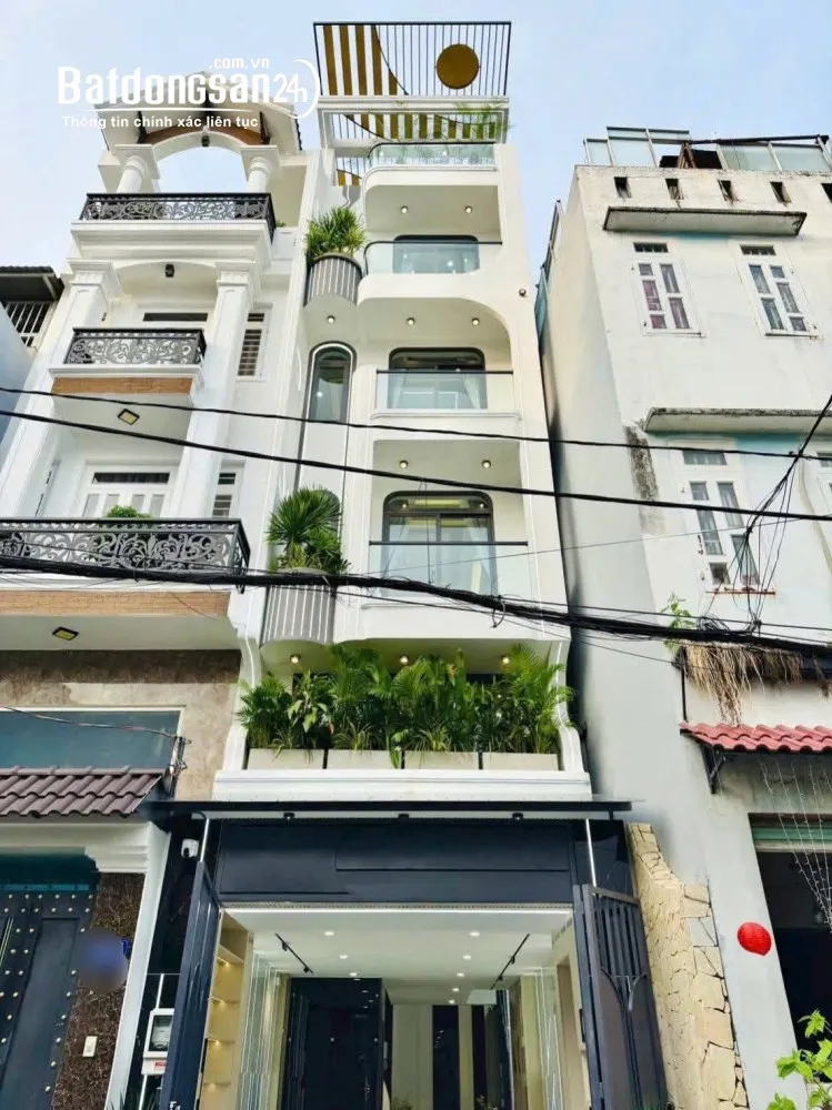 GẦN ĐẠI HỌC VĂN LANG, UTS,EMART PHAN VĂN TRỊ - 6 TẦNG THANG MÁY, ĐƯỜNG 8M, NHỈNH 12TY