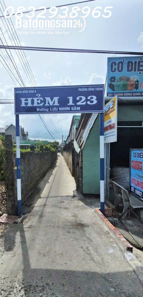 Nhà cấp 4 Đông Thành Vĩnh Long 114m², 2 mặt tiền, sổ hồng sẵn, giá 1,9 tỷ.