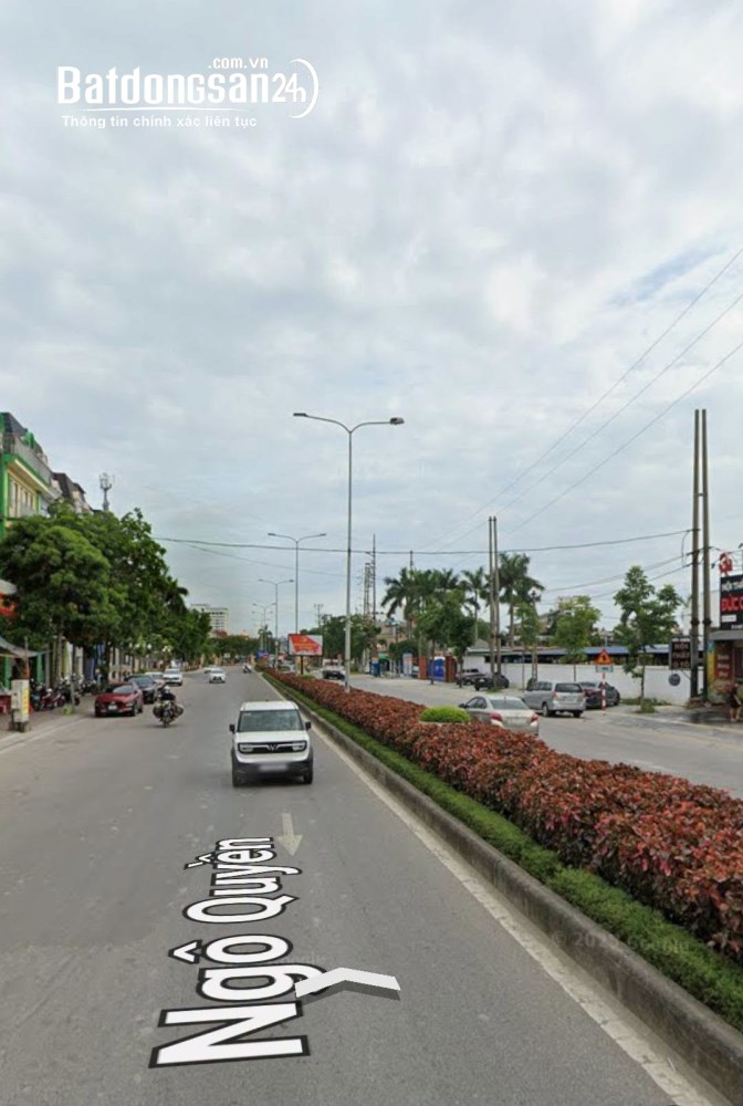 Bán đất mặt phố Ngô Quyền, P. Thành Đông, Hải Phòng 119,5m², mặt tiền 8m, kinh doanh đắc địa.