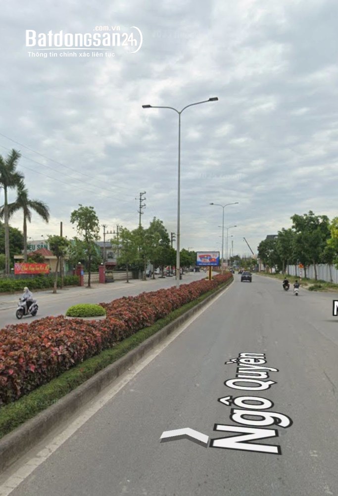Bán đất mặt phố Ngô Quyền, P. Thành Đông, Hải Phòng 119,5m², mặt tiền 8m, kinh doanh đắc địa.