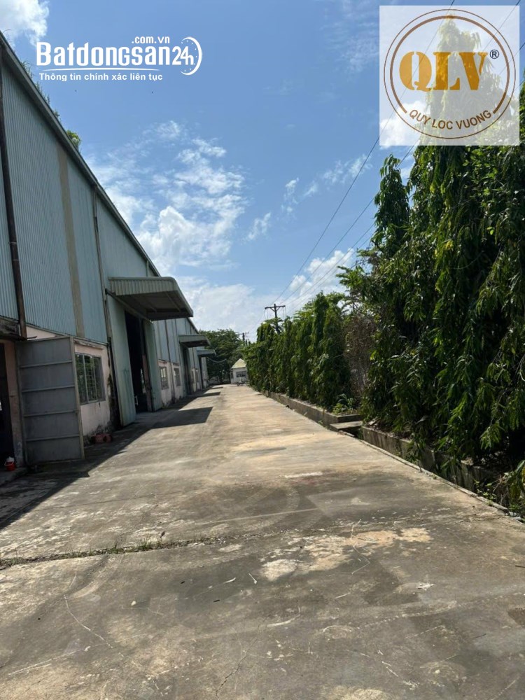 Cho thuê nhà xưởng 6.666m² KCN TP. Tân Uyên, Bình Dương, PCCC đạt chuẩn, trạm điện 630KVA.