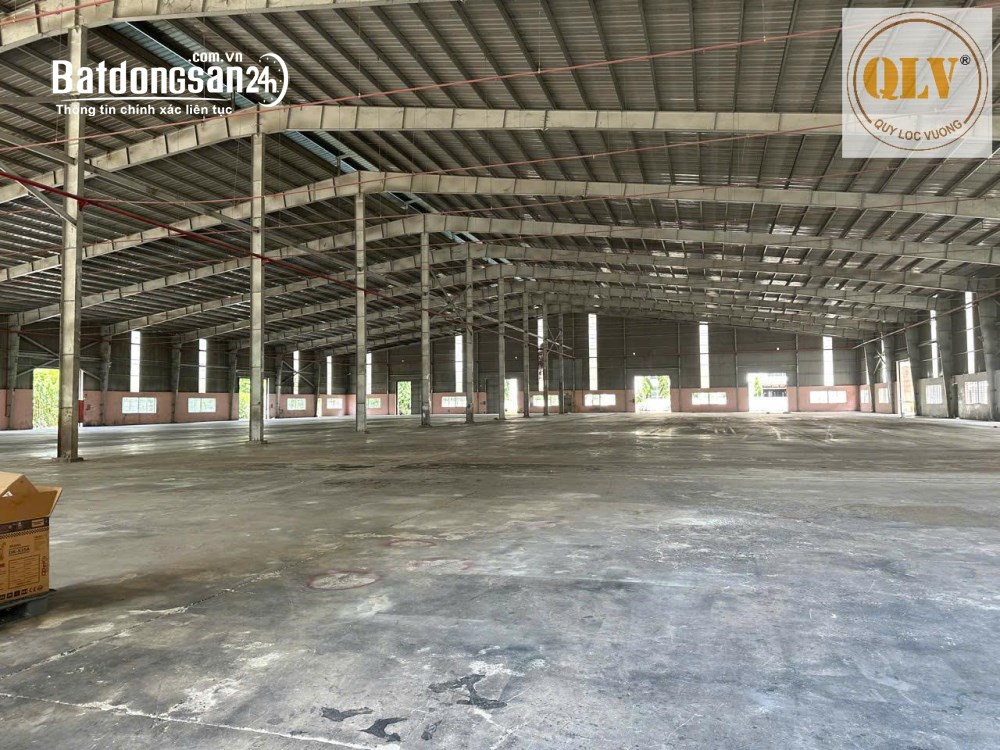 Cho thuê nhà xưởng 6.666m² KCN TP. Tân Uyên, Bình Dương, PCCC đạt chuẩn, trạm điện 630KVA.