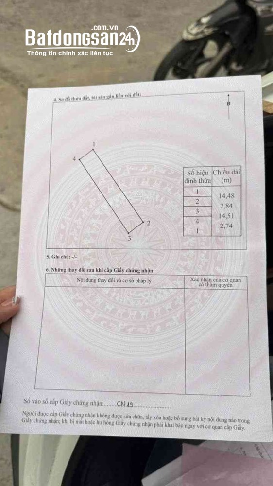 Bán nhà trung tâm Từ Sơn, Bắc Ninh 40,4m², sổ đỏ, gần Chợ Dầu, ở ngay.