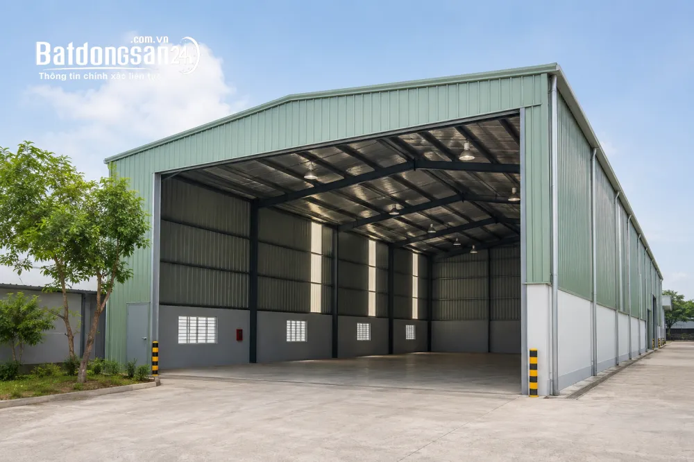 CHO THUÊ NHÀ KHO 500M² TẠI LIÊN CHIỂU – GIÁ CHỈ 22 TRIỆU/THÁNG 