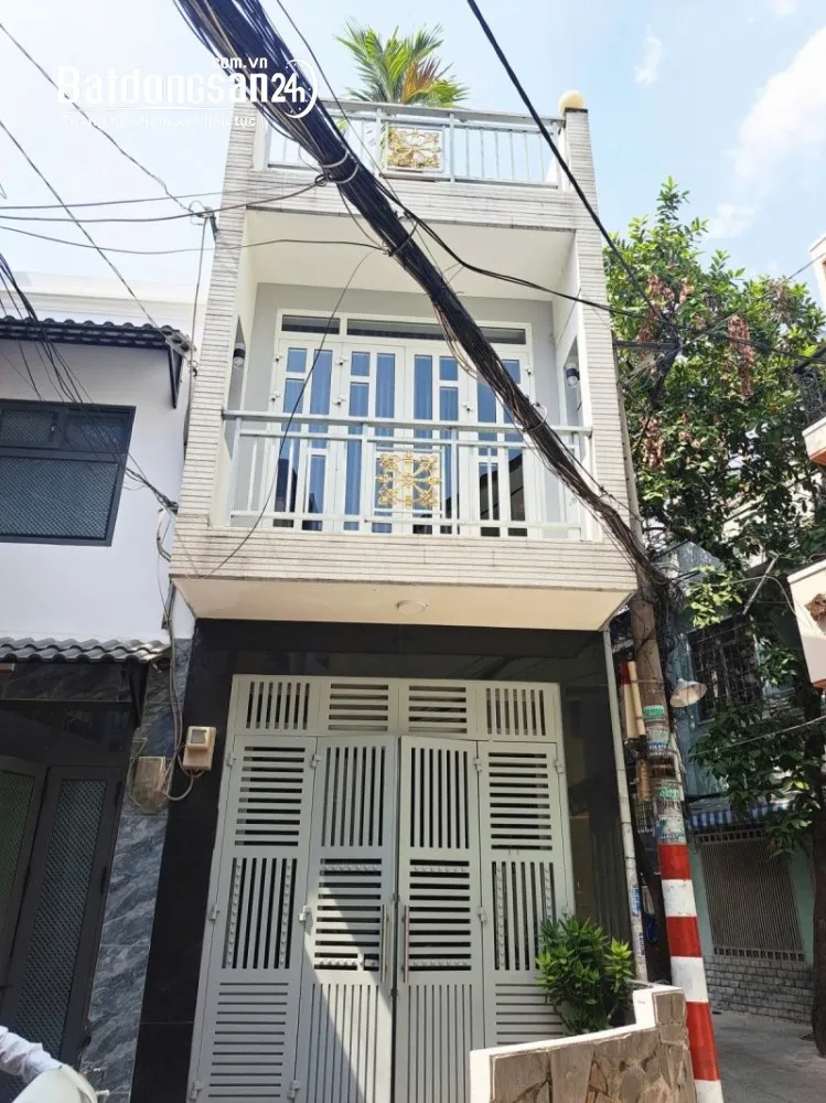 Trần Văn Quang, Tân Bình 35m², sổ hồng riêng, nhà 3 tầng, hẻm 4m thông.