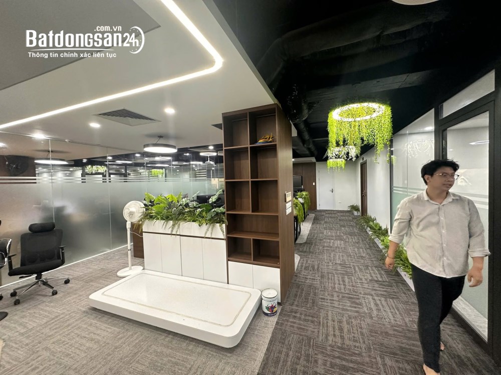CHÍNH CHỦ CHO THUÊ VP 200M2 TẠI HANCORP PLAZA, GIÁ RẺ CÓ NỘI THẤT