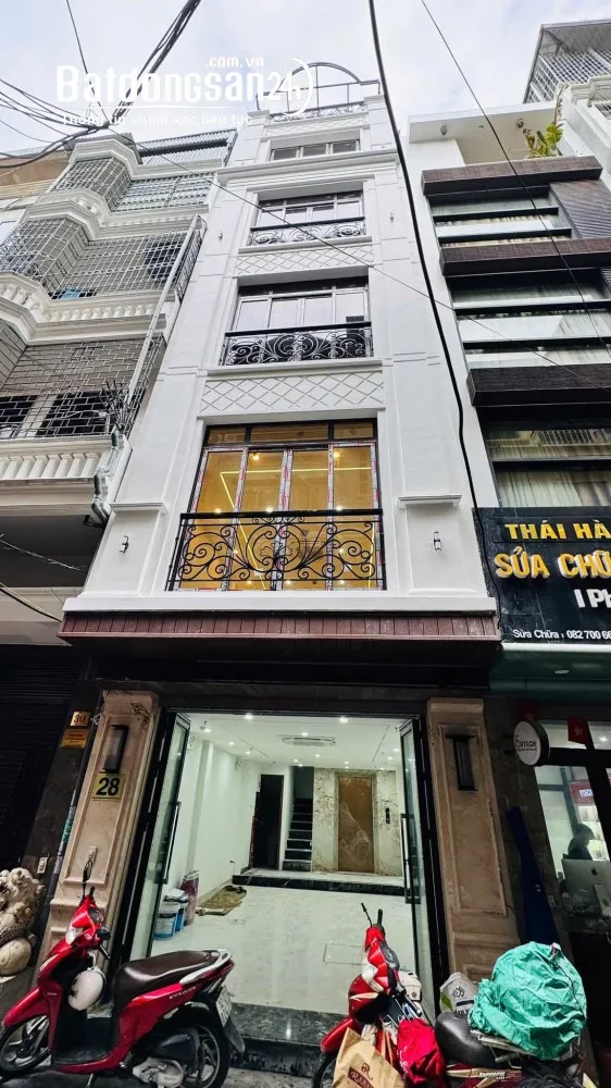 Bán nhà phân lô Thái Hà, Đống Đa, 7 tầng, thang máy, ô tô tránh, vỉa hè kinh doanh, 25,8 tỷ.