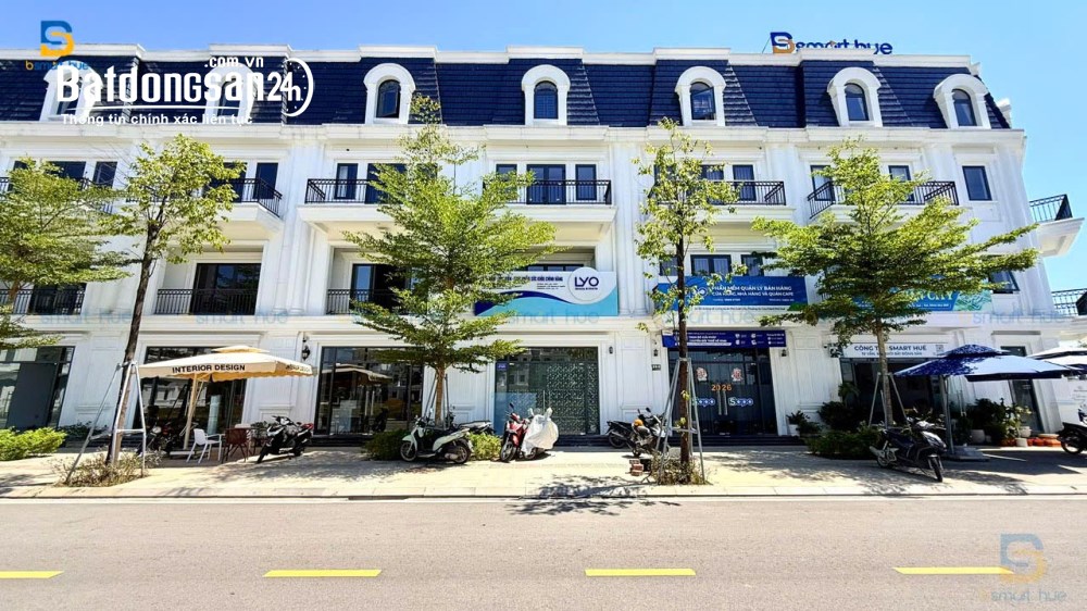 Shophouse 4 tầng, Võ Nguyên Giáp Huế, 132m², có 9 phòng kinh doanh, dòng tiền 45 triệu/tháng.