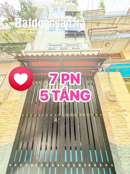 Nhà 7 phòng ngủ gần chợ Nhật Tảo, Đại học Kinh tế, Bệnh viện Chợ Rẫy, giá 6.9 tỷ.