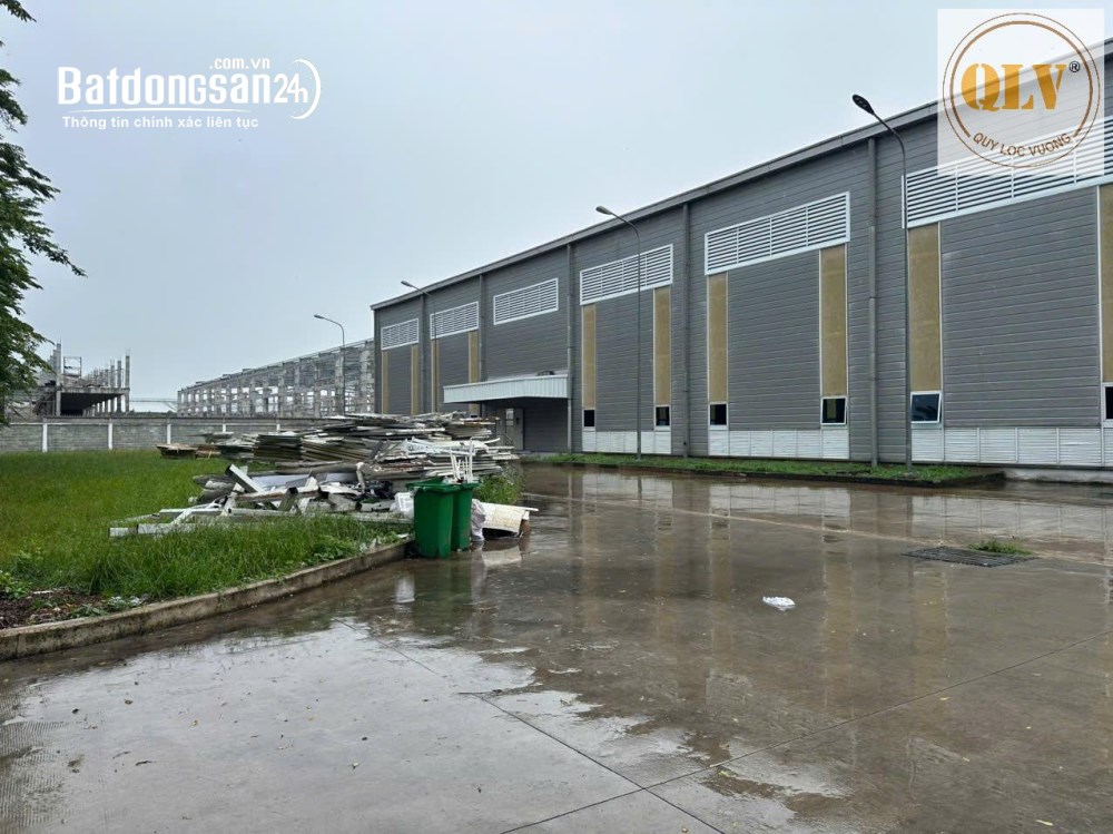 Cho thuê xưởng 8.865m² tại KCN Tân Hương,Tiền Giang, PCCC tự động, phù hợp sản xuất kho vận.
