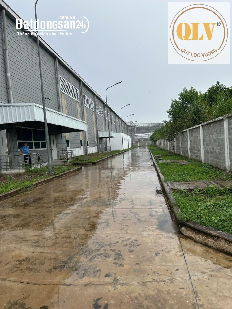 Cho thuê xưởng 8.865m² tại KCN Tân Hương,Tiền Giang, PCCC tự động, phù hợp sản xuất kho vận.