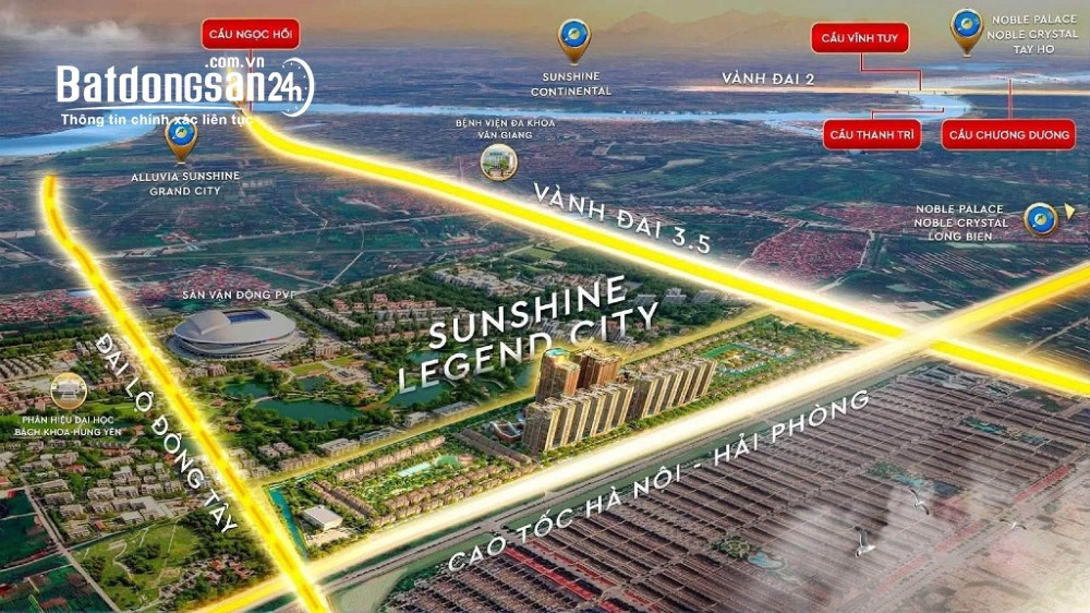 CĂN ĐỘC QUYỀN, RẺ NHẤT DỰ ÁN SUNSHINE LEGEN CITY.